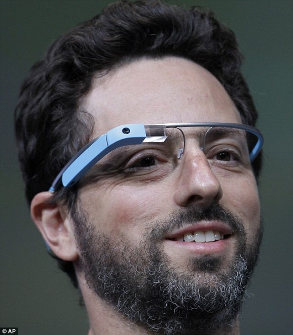 Google Glass indossati da Sergej Brin